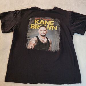 Kane Brown Black Drunk Or Dreaming Tour Tshirt With 2 Sided Graphics Size Large